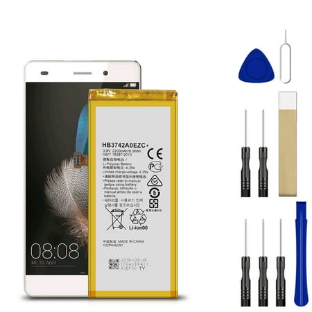 Replacement Battery HB3742A0EZC+ For Huawei P8 Lite 4G ALE-L21 Tool