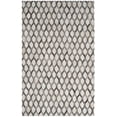 thumbnail image 2 of SAFAVIEH Studio Leather Merton Geometric Area Rug, Ivory/Grey, 5' x 8', 2 of 7