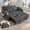 Gray, variant on 58" Sleeper Sofa Bed, Full Size Pull Out Couch, Convertible Corduroy Loveseat with USB Charging, Cup Holders, Side Table, Adjustable Backrest, Side Pockets for Living Room, Apartment, Office (Pink)