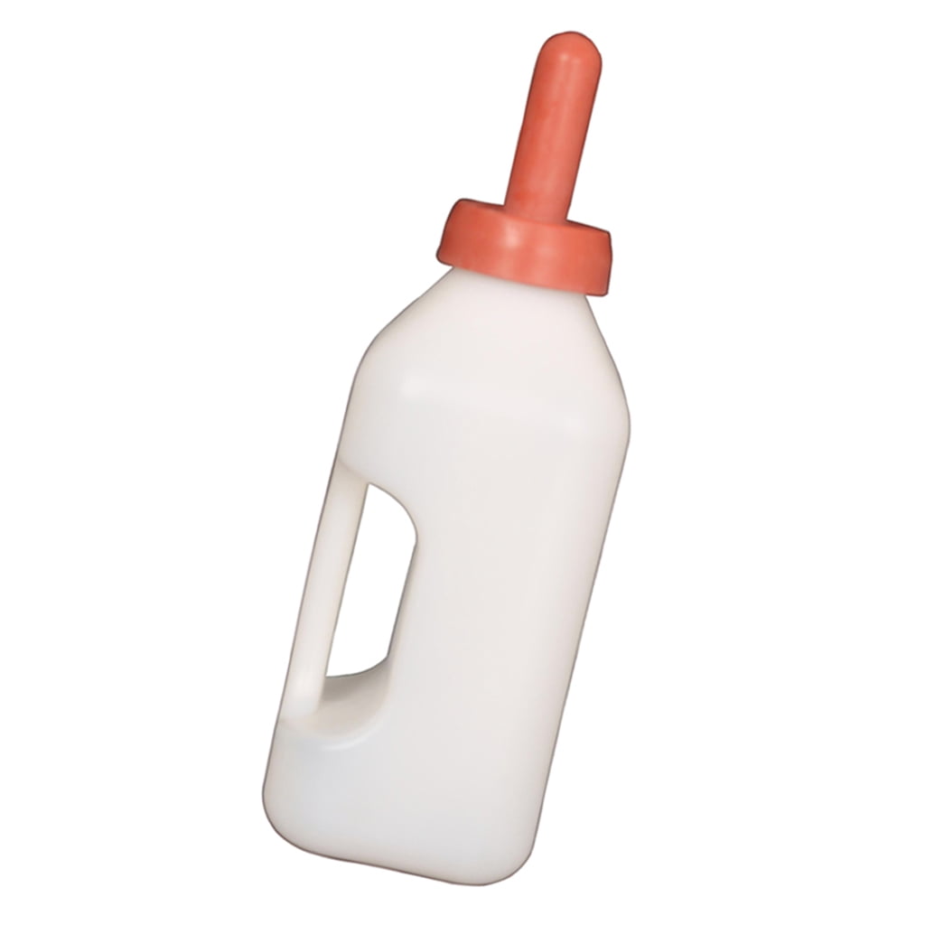 A 2L perfk Calf Milk Feeder Bottle with Nipple 2/4 Liter Calf Nursing Bottle Set with Nipple