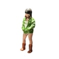 thumbnail image 2 of Modelo femenino 3D a escala 1:64, modelo de personaje para juegos de rol, figuras diminutas, juguete, accesorio fotográfico. Abrigos verdes, 2 of 9
