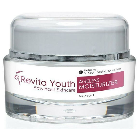 Revita Youth Ageless Moisturizer - Anti Aging Facial Moisturizer - Helps to Support Facial Hydration - Boost Collagen - Aids in the Reduction of Fine Lines and Wrinkles - 1oz