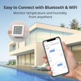 thumbnail image 2 of Medidor de humedad SwitchBot, termómetro WiFi con hub, 2 of 8