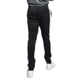 thumbnail image 2 of G-Style USA Men's Hip Hop Slim Fit Track Pants - Athletic Jogger Colorblock Side Stripe - Wheat - Small, 2 of 4