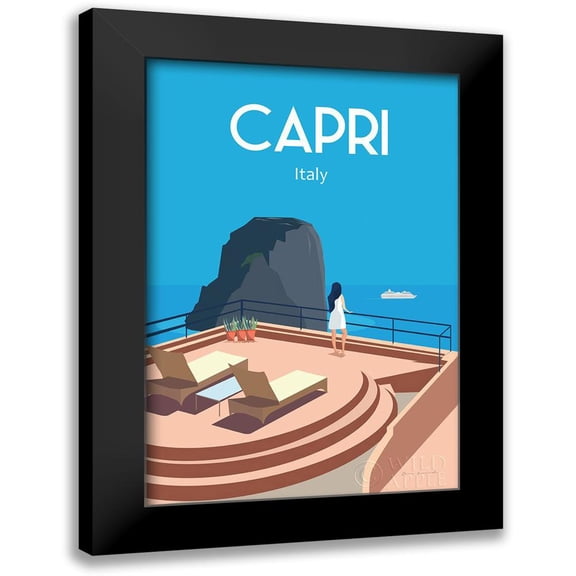 Escalante, Omar 11x14 Black Modern Framed Museum Art Print Titled - Capri