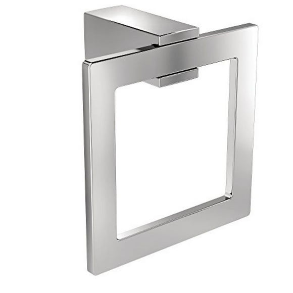 Moen BP3786CH Kyvos Collection Modern Bathroom Hand Towel Ring, Chrome