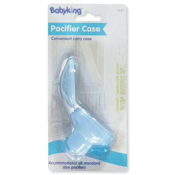Baby King Pacifier Case - blue, one size