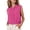 11-Hot Pink484, variant on SONXAHE Cropped Cut Sleeveless Hoodie for Women Slim Fit Street Daily Tank Pullover