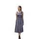 thumbnail image 1 of Vestido de encaje línea A André Badi azul marino 24, 1 of 5