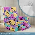 thumbnail image 3 of Kuiaobaty Monstera Pattern Recliner Chair Cover Large Durable Reclining Sofa Slipcover Breathable Recliner Couch Cover Washable Reclining Slipcover with Side Pocket for Living Room, 3 of 8