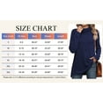 thumbnail image 5 of SHIBEVER Fall Sweater for Women Long Sleeve Turtleneck Thin Sweater Comfort Warm Winter Pullover Coffee T Shirts Blouse, 5 of 10