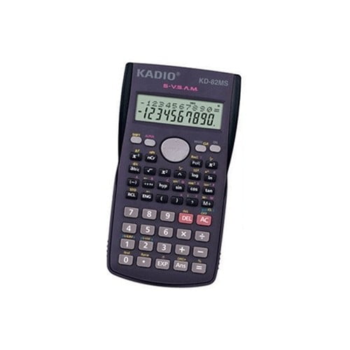 Calculadora científica original, calculadora científica con 240 funciones para estudiantes universitarios de secundaria, batería de moneda de oficina Fivean unisex