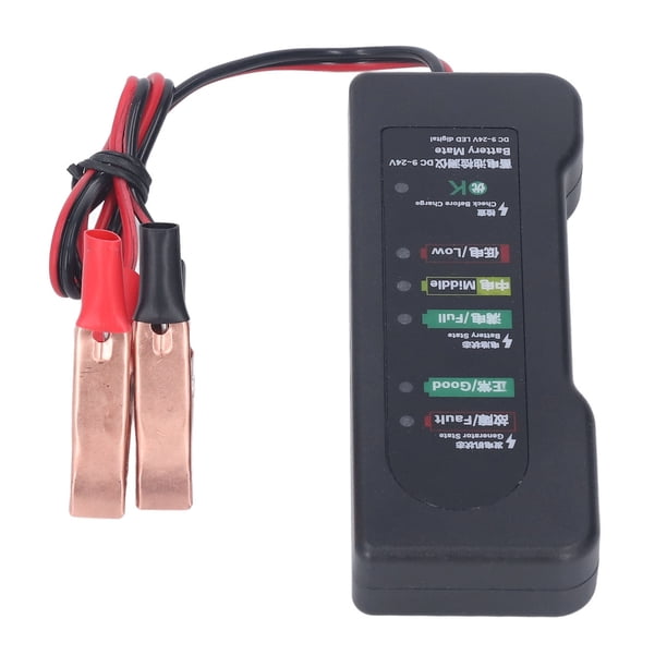 Probador de batería de automóvil, Probador de batería de automóvil de 12 V Detector de fallas de batería Probador de batería de automóvil Optimizado para la excelencia