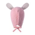 thumbnail image 6 of Easter Baby Bunny Ears Hat Infant Fuzzy Pilot Hats Bonnet Hat Earflap Beanie Cap with Chin Straps for Boys Girls, 6 of 8