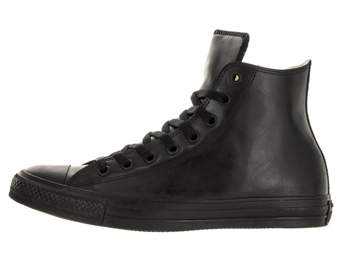 Converse Rubber Rain Boot Black High-Top Shoe - 12M / 10M 