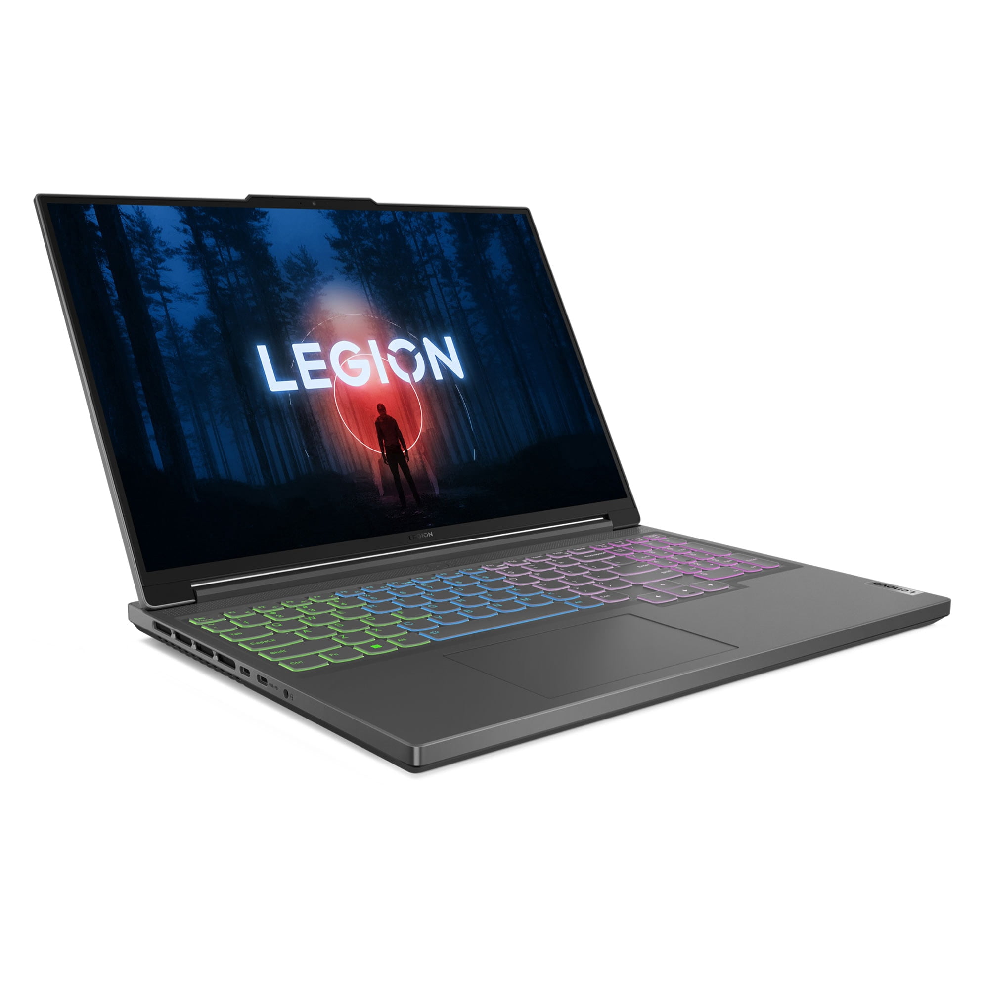 Lenovo Legion Slim 5 16APH8 82Y9 - 180-degree hinge design - AMD Ryzen 7 - 7840HS / up to 5.1 GHz - Win 11 Home - GeForce RTX 4060 - 16 GB RAM - 1 TB SSD NVMe - 16" IPS 2560 x 1600 (WQXGA) @ 165 Hz - Gigabit Ethernet - Wi-Fi 6E, Bluetooth - storm gray (top), onyx gray (bottom) - kbd: English