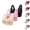 BK3, variant on 3 Pack Front Closure Bras for Older Women Front Snap Wide Strap Wireless Sleeping Yoga Bralettes Everyday Bra
