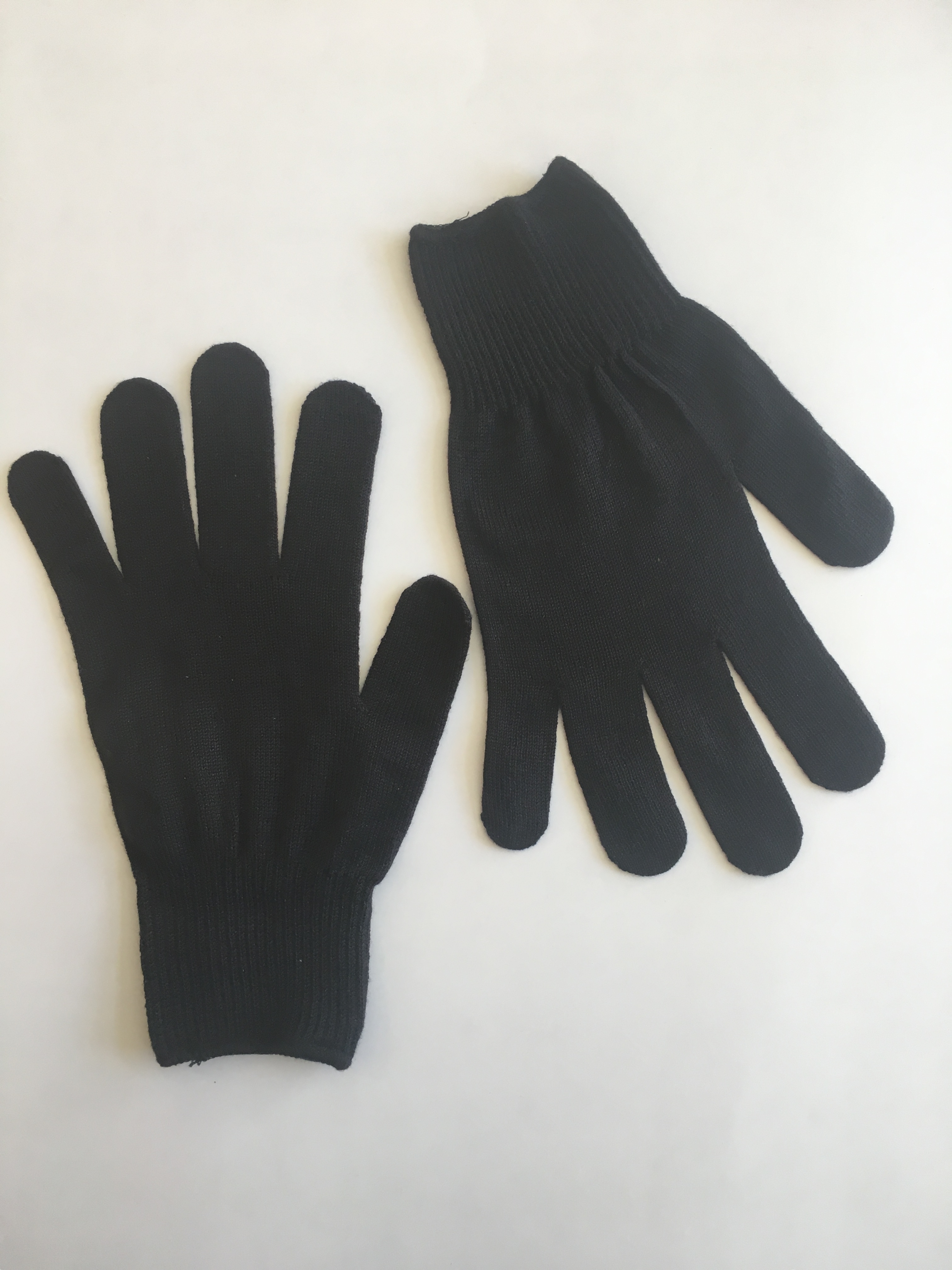 Blueberry Uniforms Polypro Glove Liners (Black, S/M)