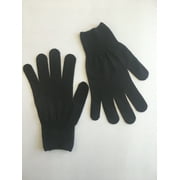 Blueberry Uniforms Polypro Glove Liners (Black, S/M)