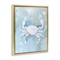 thumbnail image 3 of Stupell Industries Tropical White Coastal Crab Gold Floating Frame Canvas Art, 25 x 31, by Arlington Prints, 3 of 8