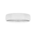 thumbnail image 2 of 14k White Gold Polished Semi-Comfort Fit 5 mm Ring - Wedding Band, 2 of 3