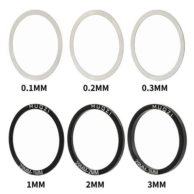 6 Pcs Rondelle de Pédalier de Pédalier de Vélo 24/29/30 mm pour BB86/91/92/BB30