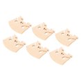 thumbnail image 2 of Violin Bridge,10PCS 4/4 Violin Bridge Wooden Violin Bridge Violin Bridge Replacement High-Precision Functionality, 2 of 8
