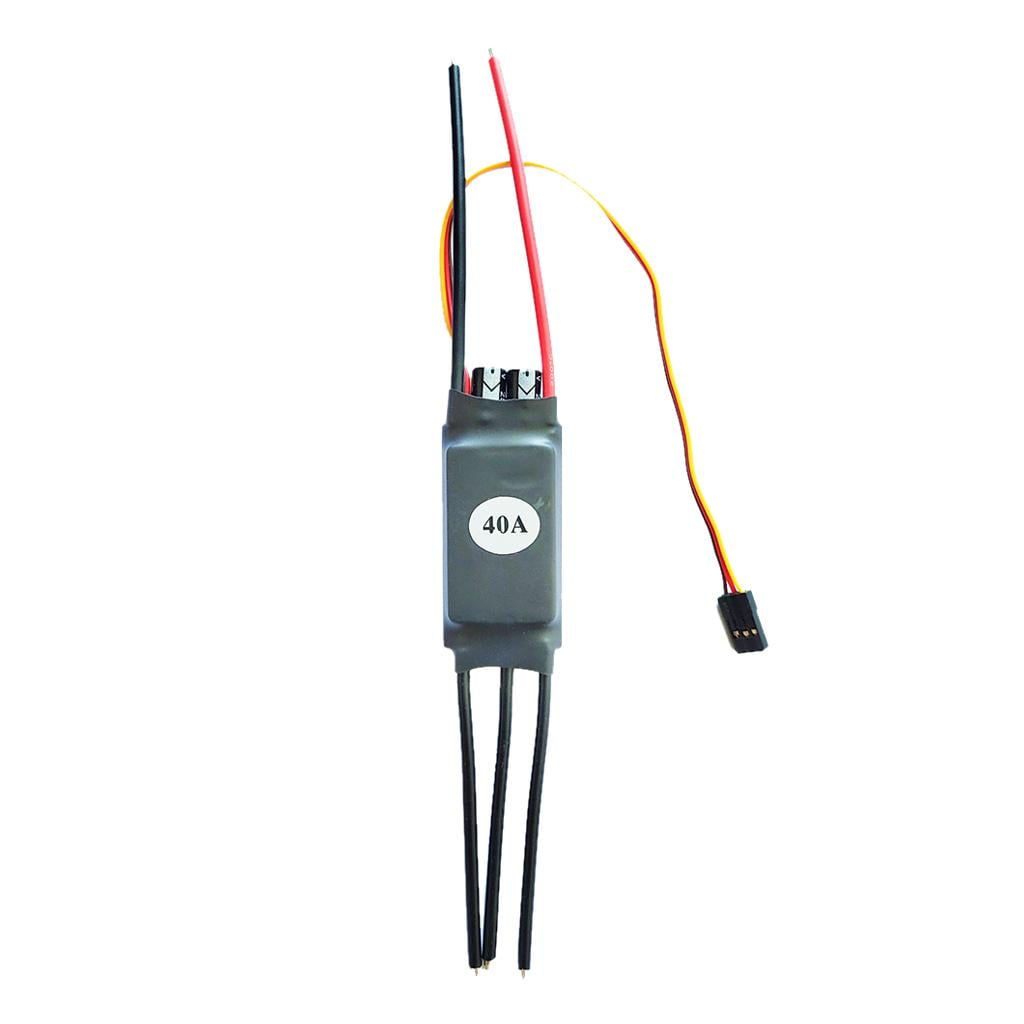 Drfeify Contrôleur de vitesse électrique sans balais ESC 15 A pour quadrirotor à aile fixe Multirotor Avion Performance puissante Protection