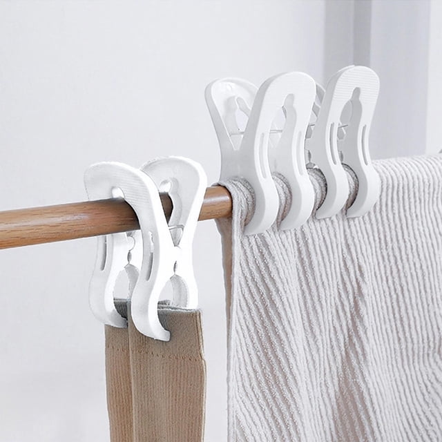 PRETXORVE Large Beach Clip 3 Piece Set Rack Clip Pool Boats Large Windproof Clip Bathroom Clip Quilt Clip Hooks