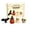A004, variant on 4 Pack Halloween DIY Beading Supplies, Pumpkin themed 3D bead figurines, full instruction included as creative holiday present for craft enthusiasts