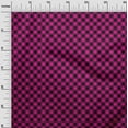 thumbnail image 2 of oneOone Polyester Lycra Fuschia Pink Fabric Check Sewing Fabric By The Yard Printed Diy Clothing Sewing Supplies 56 Inch Wide, 2 of 4