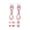 Light Pink, variant on YIFAEUX 1 Set No Tie Shoelaces Elastic Heavy Duty Lock Adjustable Multi-colored Kids Adults Tieless Sports Shoe Strings Shoes Accessories