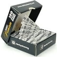 thumbnail image 6 of The Shave Factory Straight Edge Razor Kit (Black / 100 Derby Premium Single Edge Razor Blades), 6 of 9