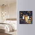 thumbnail image 5 of Switch Panel 4.48x6.37In Switch Plate Wall Panel Living Room Kitchen Bedroom Study Switch Panel Stylish Decoration Yellow Cute Cat, 5 of 8