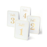 Gartner Studios Gold Foil Table Numbers 1-25, 25 Count