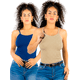 thumbnail image 1 of SET DE 2 BLUSA DE TIRANTES UNITALLA DE MUJER CANALÉ STRETCH, 1 of 5