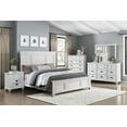 thumbnail image 4 of DeeHome White Finish 1pc Dresser of 9x Drawers Traditional Framing Wooden Bedroom Furniture, 4 of 5