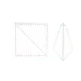 thumbnail image 4 of Daisyyozoid Father's Day Fabric Wreath Template Set Fabric Wreath Template Set Acrylic Template, 4 of 5