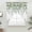 Grass Green, variant on Sage Green Eucalyptus Swag Valances for Windows 2 Pack, Kitchen Window Curtains 36 Inch Length, Watercolor Spring Weeping Botanical Privacy Swag Curtains for Living Room/Bathroom 36"x36"
