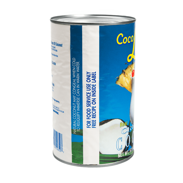 Coco Lopez Real Cream of Coconut, 57.5oz, Good for Pina Coladas