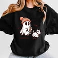 thumbnail image 4 of WEAIXIMIUNG Chandails en Molleton pour Femmes Coupe Ample Automne Imprimé Col Rond Pull Décontracté Manches Longues Blouse Ample, 4 of 4
