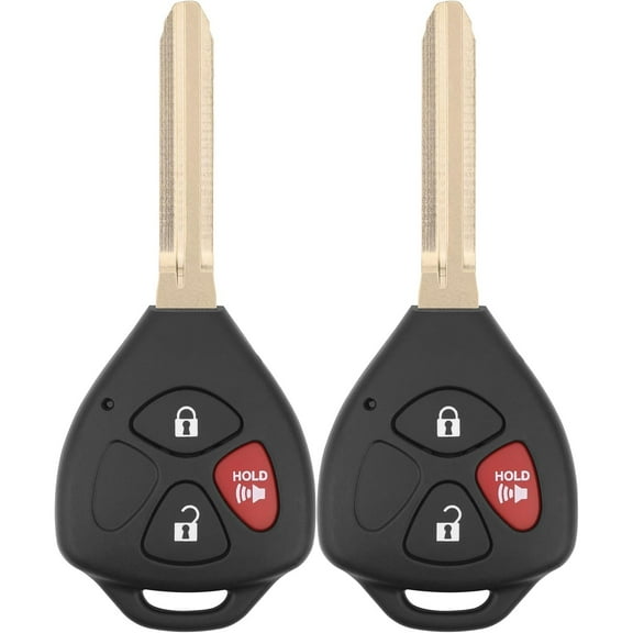Key Fob Replacement for 2006-2011 Toyota RAV4/ 2008-2013 XB Car Keyless Entry Remote Control,HYQ12BBY 4D67 Chip,3 Buttons,2Pcs