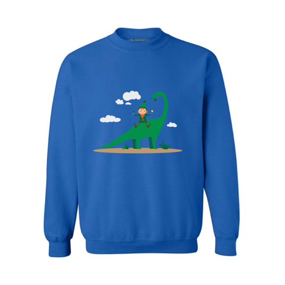 Awkward Styles Leprechaun and Dinosaur Sweatshirt St. Patrick's Day Sweater Irish Gifts Irish Sweatshirt Dinosaur Sweater Saint Patrick Sweatshirt St. Patrick's Day Outfit Gifts from Ireland