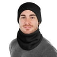 thumbnail image 2 of Winter Beanie Daily Hat - Thermal Polar Fleece Ski Stocking Skull Cap for Men and Women Set, 2 of 8