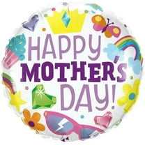 PMU Mother's Day Celebration "Happy Mother's Day! Everything Mother's Day 18in Mylar-Foil Balloons (10/pkg)Pkg/1