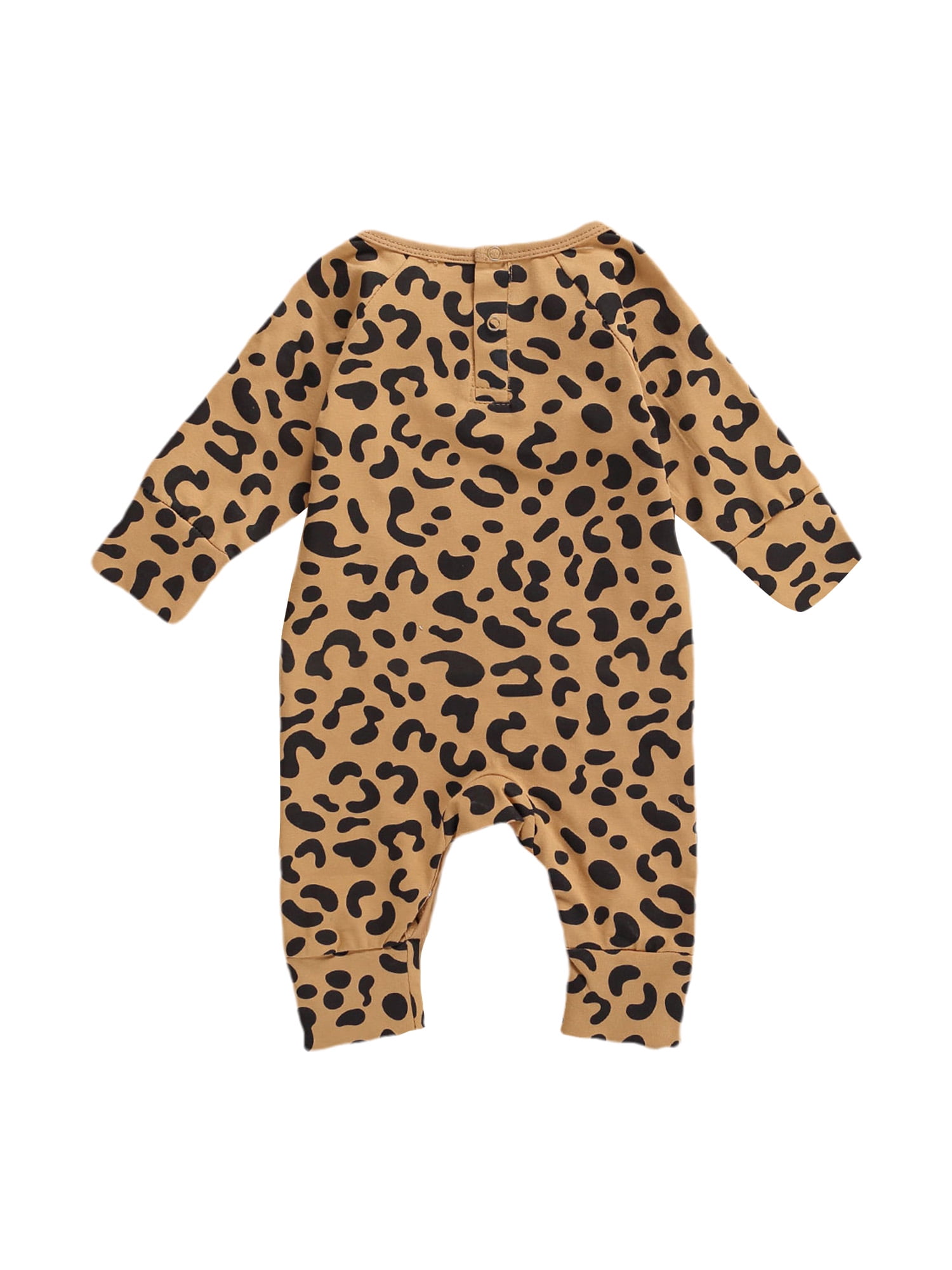 UK Newborn Toddler Baby Girl Summer Leopard Romper Jumpsuit 2PCS Outfits Clothes 