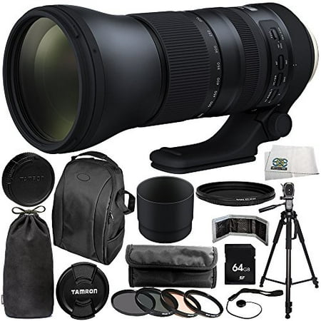 Tamron SP 150-600mm f/5-6.3 Di VC USD G2 for Nikon F 14PC Accessory Bundle - Includes 4PC Warming Filter Kit + Variable Neutral Density Filter (ND2-ND400) + Backpack + (Best Variable Neutral Density Filter)