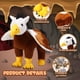 thumbnail image 3 of Peluche Hyden Griffin Hipogriph 30 cm para niños mayores de 12 años, 3 of 7