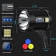 thumbnail image 5 of Rechargeable Spotlight,100000 LED Spot Lights Handheld Flashlight Super Bright Outdoor Solar Spotlights, 5 of 5