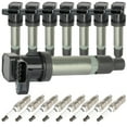 thumbnail image 2 of ECCPP UF543 8 ignition coils wilth 8 iridium Spark Plugs for Cadillac SRX XLR STS DTS 4.6L UF-543 C1559 0541A, 2 of 6